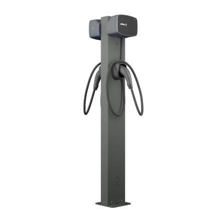 Wallbox Eiffel Duo – Commander 2s töltőoszlop (max. 2x22kW)
