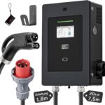 dé 20 kW DC Töltő 7.5 m-es CCS2 kábellel